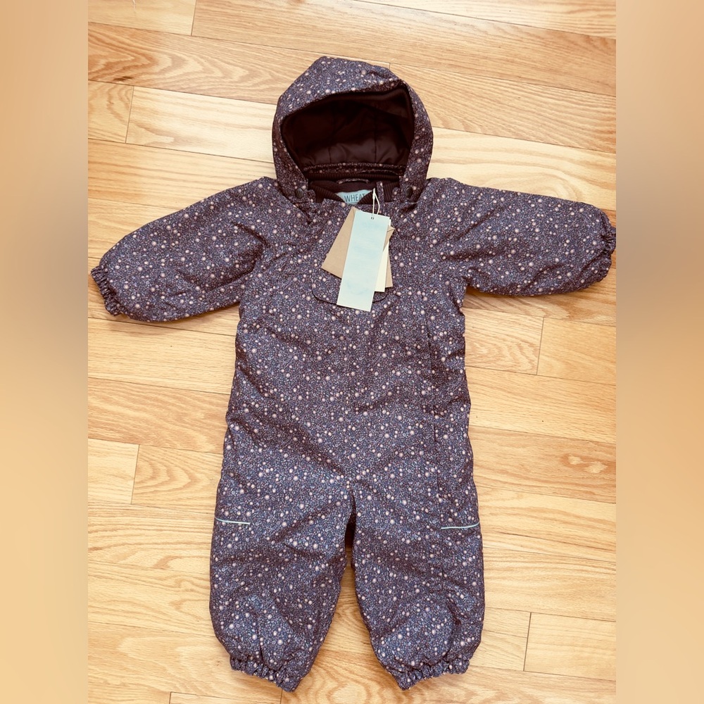 Brand new Wheat Adi Tech snowsuit size 12m